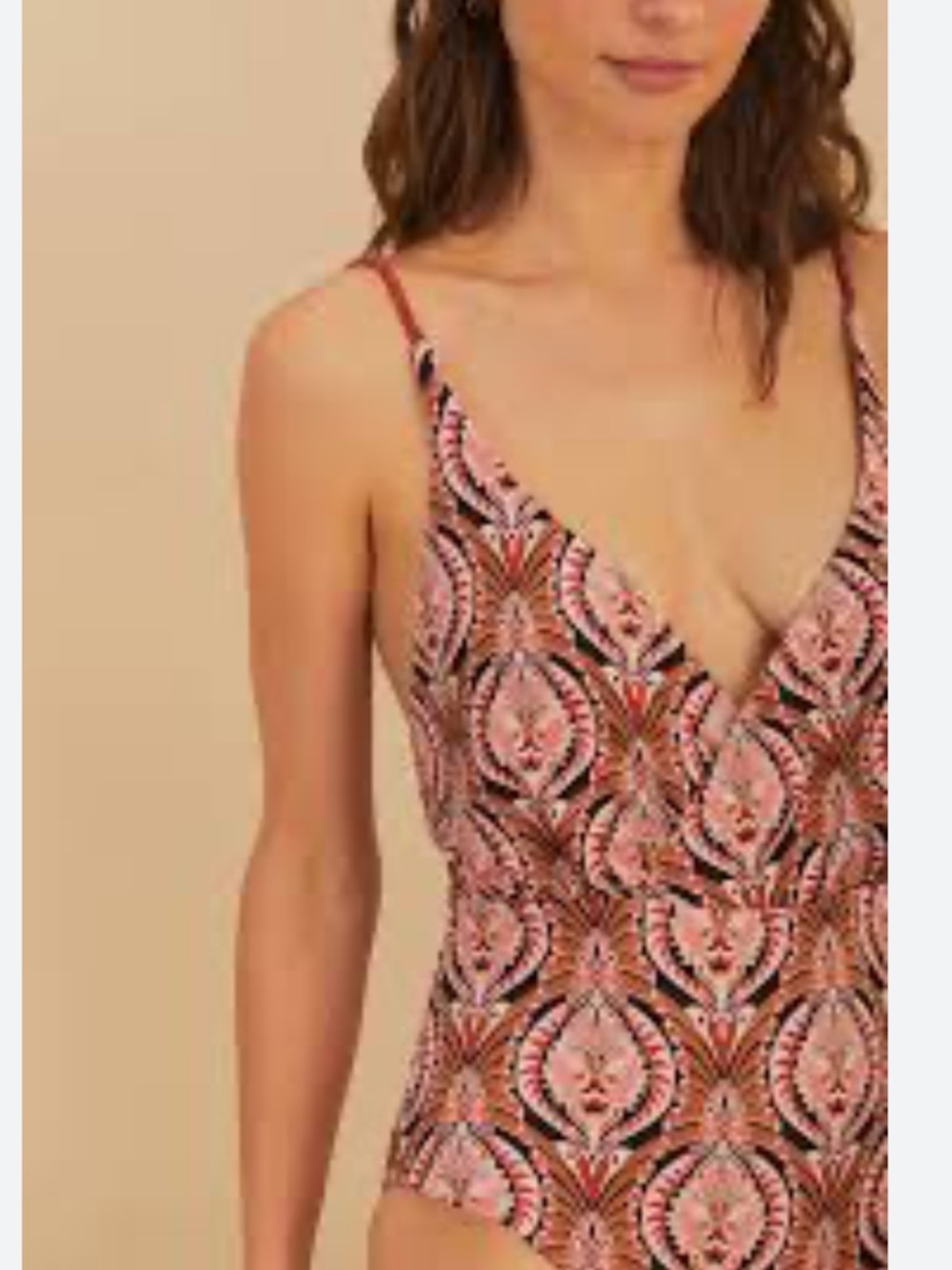 FARM Rio Pineapple Jewerly One-Piece Swimsuit